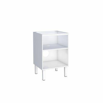 Balcão com Tanque Branco Aço Max 60cm Cozimax