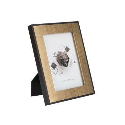 Porta Retrato Diagonal Golden Classic 5x7cm