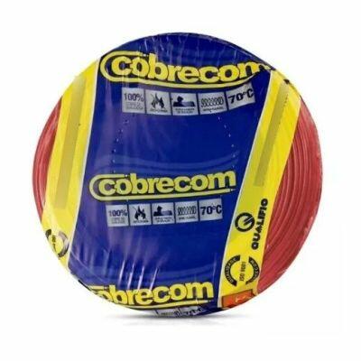 Cabo Flexível 4mm 100m 450/750v Vermelho Cobre Cobrecom