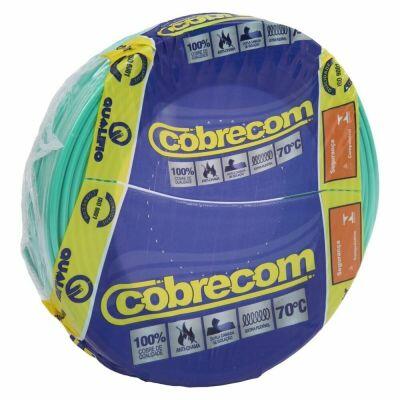 Cabo Flexivel 6mm100m 450/750v Verde Cobre Cobrecom Cabo Flexivel 6mm100m 450/750v Verde Cobre Cobrecom