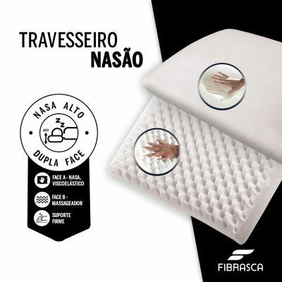 Travesseiro Nasa Alto Nasão 50x70cm Fibrasca Travesseiro Nasa Alto Nasão 50x70cm Fibrasca