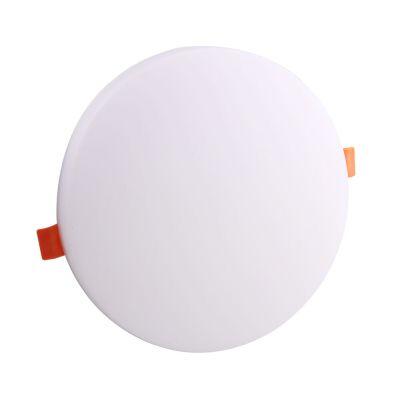 Painel LED Frameless 12W 3000K Redondo Luz Amarela Taschibra