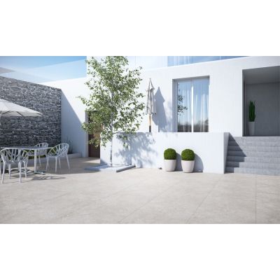 Porcelanato Petrus Bianco Retificado Externo 84x84 Elizabeth