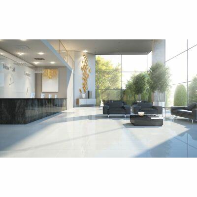 Porcelanato Bianco Retificado Polido 84x84 Classe C Elizabeth Porcelanato Bianco Retificado Polido 84x84 Classe C Elizabeth