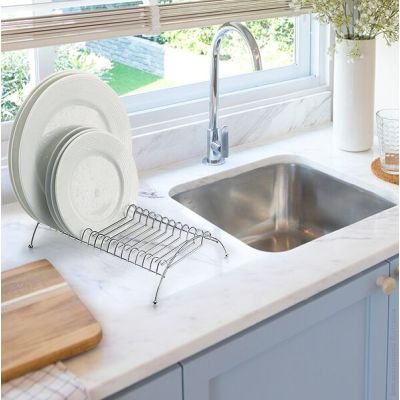 Organizador/Escorredor de Pratos Arthi Armário e Pia Cromado