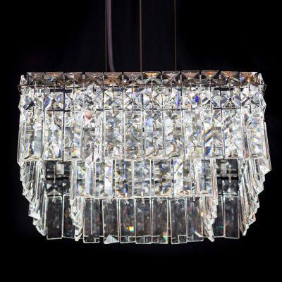 Pendente Bronzearte 4 Lâmpadas Paris 37944V2 G9 Cristal