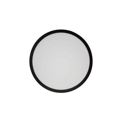 Painel Sobrepor LED Redondo Preto 24w 6.500k Luz Branco Frio Blumenau Iluminação Painel Sobrepor LED Redondo Preto 24w 6.500k Luz Branco Frio Blumenau Iluminação
