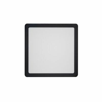 Painel Sobrepor LED Quadrado Preto 18w 6.500k Luz Branco Frio Blumenau Iluminação Painel Sobrepor LED Quadrado Preto 18w 6.500k Luz Branco Frio Blumenau Iluminação