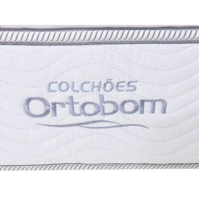 Colchão Ortobom Freedom Solteiro 88x188x32cm Branco/Preto