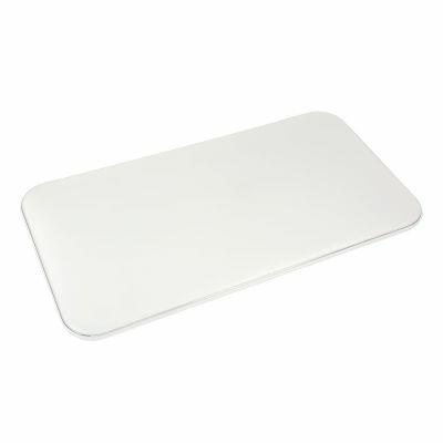 Plafon LED Slim 50W 6500K 50cm Retangular Luz Branca Vitralux