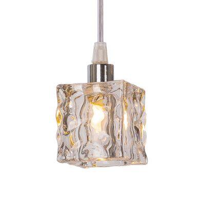 Pendente Bronzearte 1 Lâmpada Frost 38299 G9 Cromo