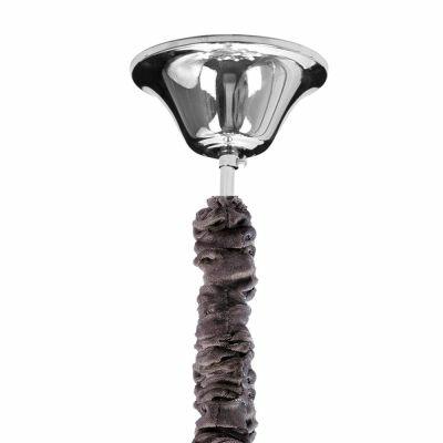 Lustre Bronzearte Clássico 3 Lâmpadas E14 Fume