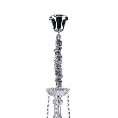 Lustre 3 Lampadas E14 Clássico Transparente Bronzeart