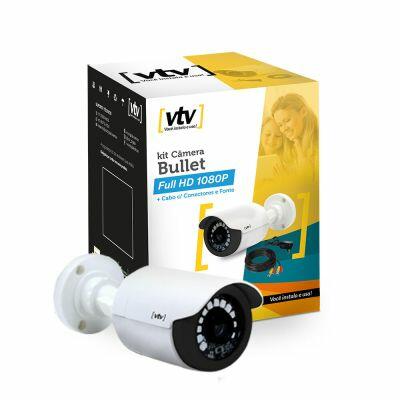 Kit Câmera de Segurança Full HD Bullet 1080P VTV Digital Kit Câmera de Segurança Full HD Bullet 1080P VTV Digital