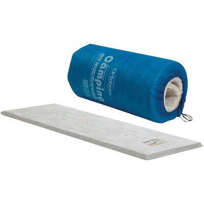 Colchonete Mochila Ortobom Camping 4x55x175cm Azul/Branco
