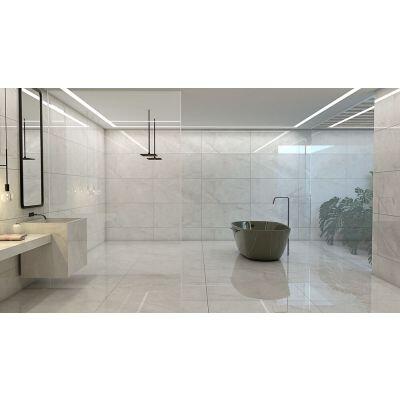 Porcelanato Polido Onix Ice 82x82 Retificado Gelo Damme