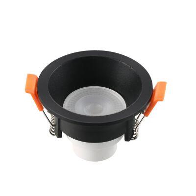 Spot Recuado Embutir LED Redondo Preto 3w 6.500k Luz Branco Frio Blumenau Iluminação Spot Recuado Embutir LED Redondo Preto 3w 6.500k Luz Branco Frio Blumenau Iluminação