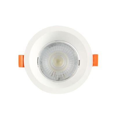 Spot Recuado Embutir LED Redondo Branco 6w 3.000k Luz Branco Quente Blumenau Iluminação Spot Recuado Embutir LED Redondo Branco 6w 3.000k Luz Branco Quente Blumenau Iluminação