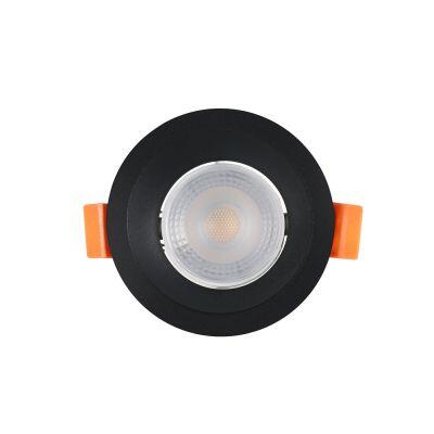 Spot Recuado Embutir LED Redondo Preto 3w 3.000k Luz Branco Quente Blumenau Iluminação Spot Recuado Embutir LED Redondo Preto 3w 3.000k Luz Branco Quente Blumenau Iluminação