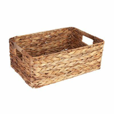 Cesto Decorativo Emma Natural 40x28x15 Diagonal