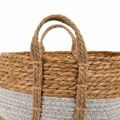 Cesta Decorativa Trynit 30cm Natural Diagonal