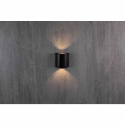 Arandela Iluminação Clean Curva 3W Preto Blumenau