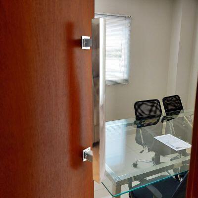 Puxador Geris Quadratto Eco 40cm Aço Polido