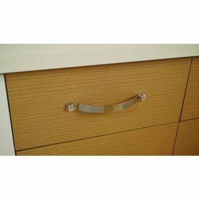 Puxador Geris Aço Polido 25CM