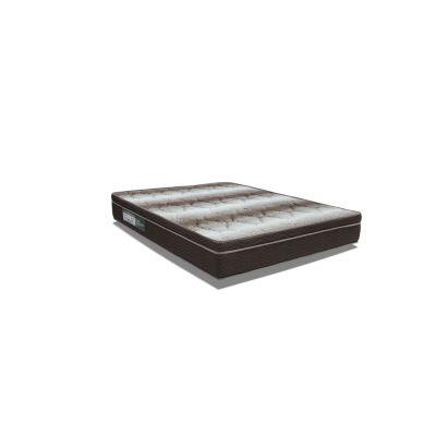 Colchão Ortobom Light Ortopédico Queen 158x198x24cm Marrom/Branco