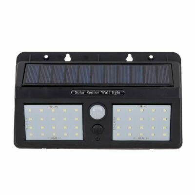 Luminária LED Solar Sun 8W Preto 6500K Luz Branca Gaya