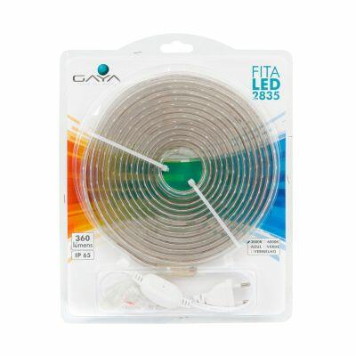 Fita LED Gaya 4,8W Vermelho 5M 220V