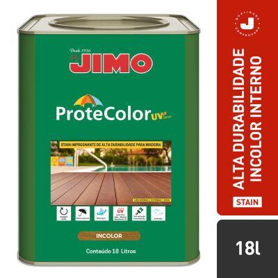 JIMO Protecolor UV Acabamento de Alta Durabilidade Progete e Embeleza Resistente ao Sol Chuva e Maresia Incolor Interno Lata 18 Litros