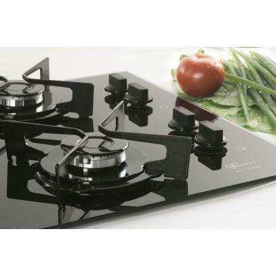 Cooktop a Gás 4 Bocas Fit Line Vidro Preto Fischer