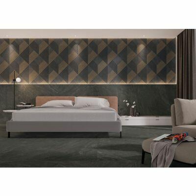 Porcelanato Monte Etna BK Preto Retificado Natural 120x120 Portinari