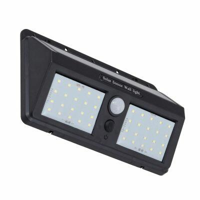 Luminaria Solar LED com Sensor 8W 3000K Bivolt Luz Amarela Gaya