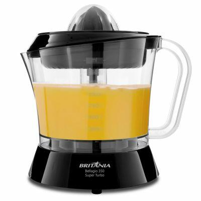 Espremedor de Frutas Britânia Bellagio Turbo 35W Preto