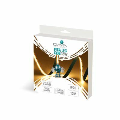 Fita LED 18W 5M 12V 6500K Luz Branca Gaya