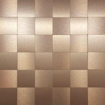 Pastilha Autocolante 30,5x30,5 Bronze Glass Mosaic