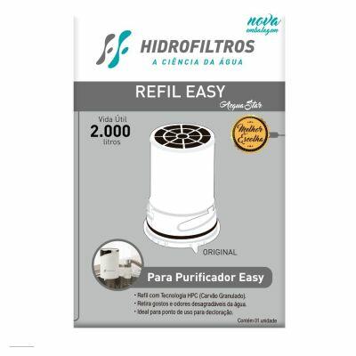 Refil para Filtro Easy 60L/H Branco Hidro Filtros