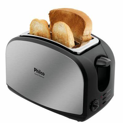 Torradeira Frech Toast 900W Inox Preto Philco