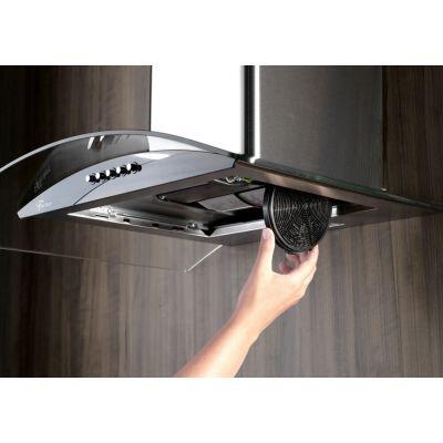 Coifa de Parede Fit Vidro 28017 60cm Aço Escovado Fischer