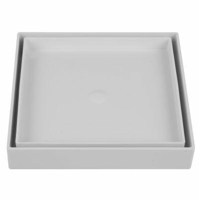 Ralo Linear Astra Oculto 15x15cm Bege