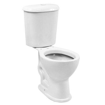 Vaso Sanitário com Caixa Acoplada Porto 6L Branco Luzarte Vaso Sanitário com Caixa Acoplada Porto 6L Branco Luzarte