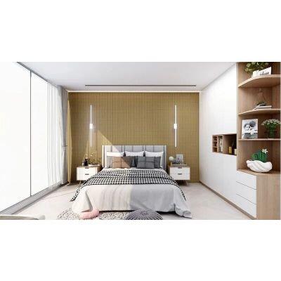 Painel Ripado 3D Poliestireno 2,85x12 Freijo Puro Malaga Painel Ripado 3D Poliestireno 2,85x12 Freijo Puro Malaga