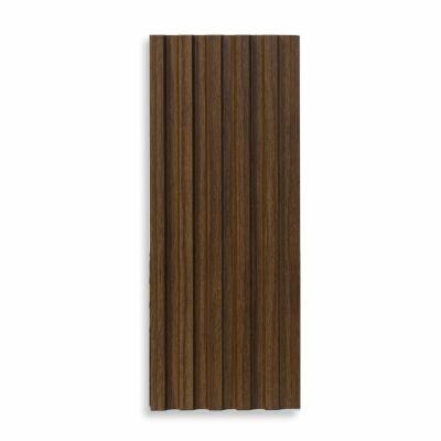 Painel Ripado 3D Poliestireno 2,85x12 Rovere Marrom Malaga