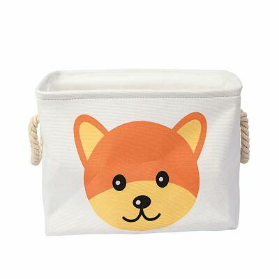 Cesto para Roupa Raposa 35x25cm Casa&Ideia