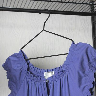 Cabide de Metal com Alça Metaltru 3 Peças Preto