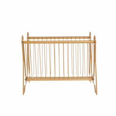 Porta Revistas Metaltru Niva Dourado