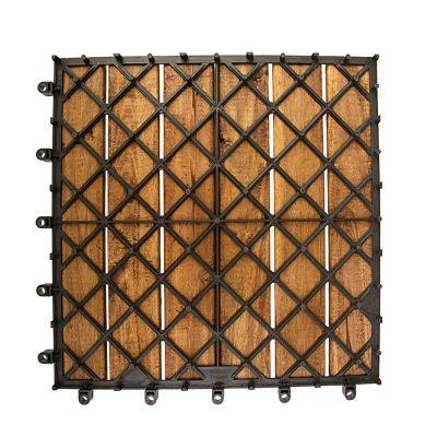 Deck Modular Cassia Madeira Natural Acácia 30x30x2,4cm Fascino Deck Modular Cassia Madeira Natural Acácia 30x30x2,4cm Fascino