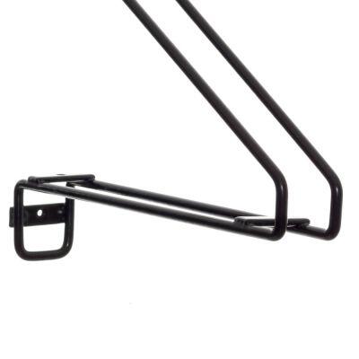 Suporte para Prateleira Metaltru Vega 4x22x26cm Preto